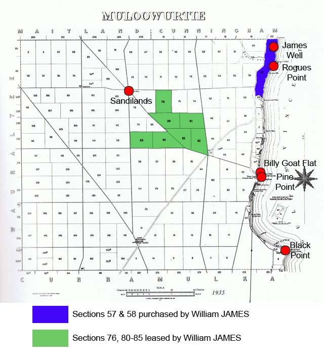 Map of Muloowurtie